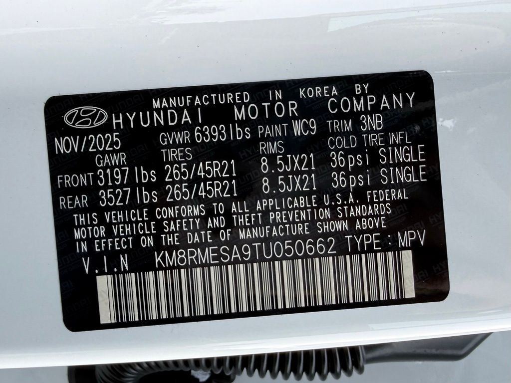 2026 Hyundai Palisade Hybrid Calligraphy