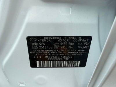 2026 Hyundai Sonata SE