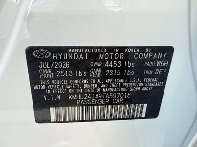 2026 Hyundai Sonata SE