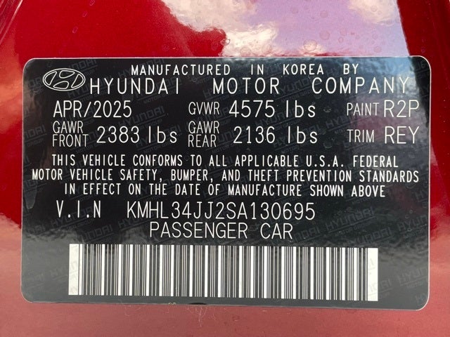 2025 Hyundai Sonata Hybrid SEL