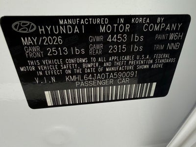 2026 Hyundai Sonata SEL Sport