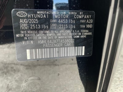 2026 Hyundai Sonata SEL Sport