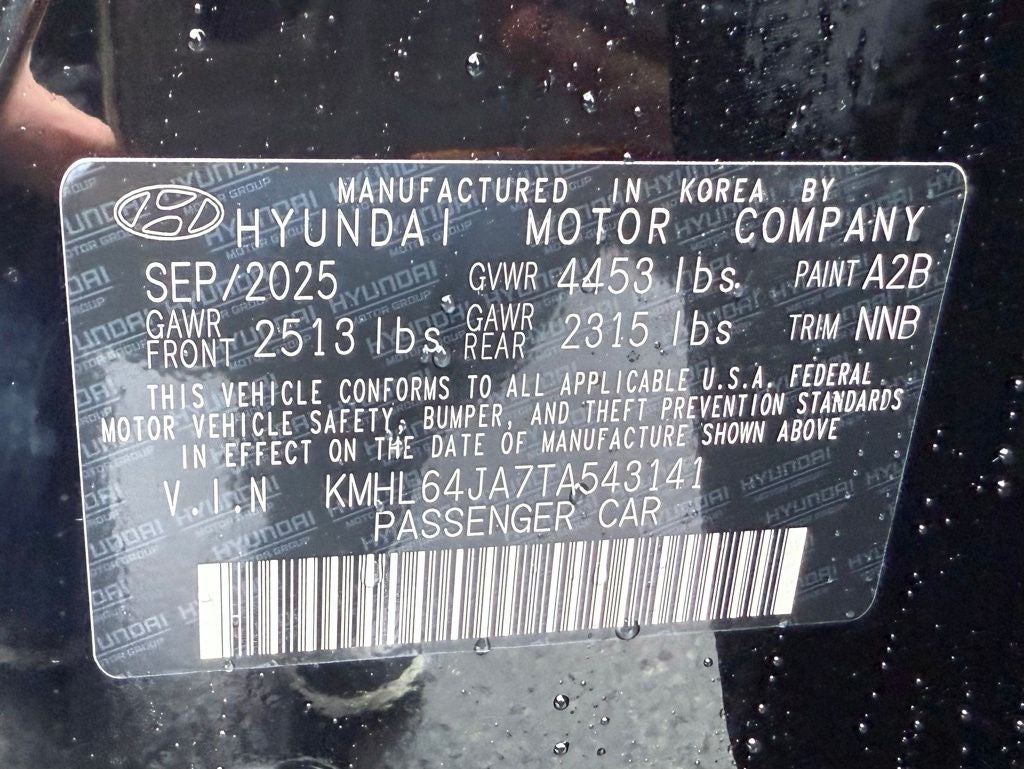 2026 Hyundai Sonata SEL Sport