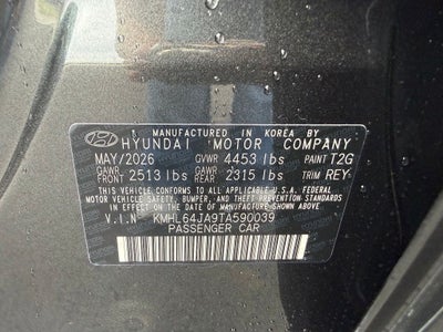 2026 Hyundai Sonata SEL Sport