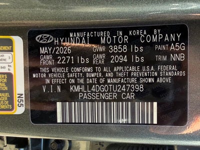 2026 Hyundai Elantra SE