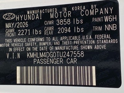 2026 Hyundai Elantra SEL Sport