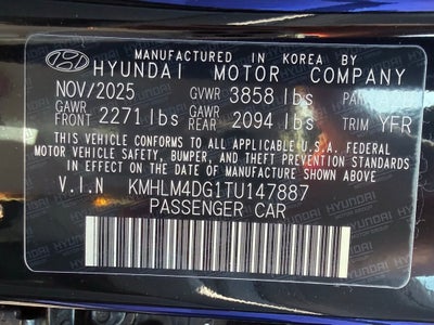 2026 Hyundai Elantra SEL Sport