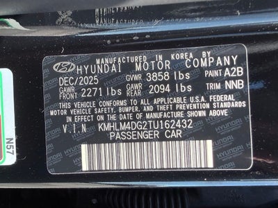 2026 Hyundai Elantra SEL Sport