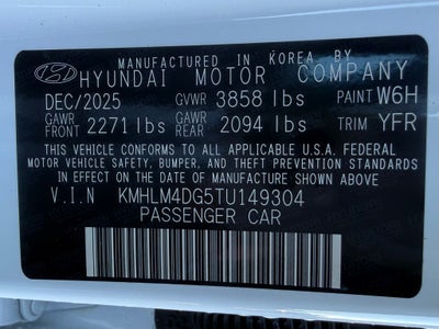 2026 Hyundai Elantra SEL Sport