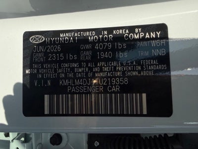 2026 Hyundai Elantra Hybrid Blue