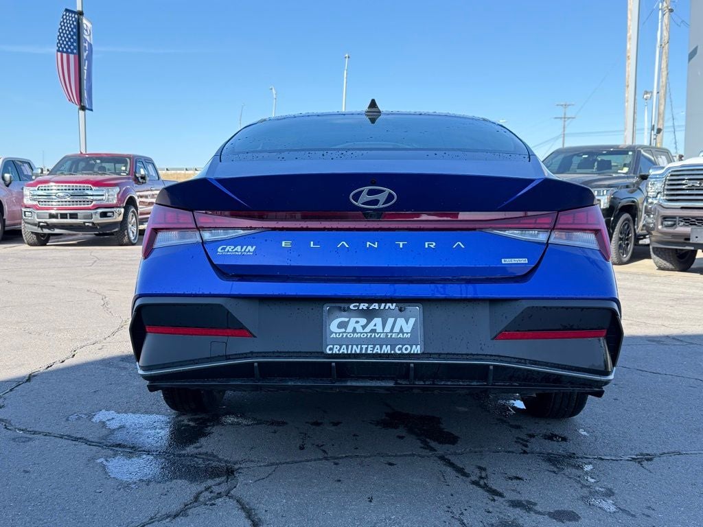 2026 Hyundai Elantra Hybrid Blue