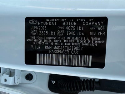 2026 Hyundai Elantra Hybrid Blue