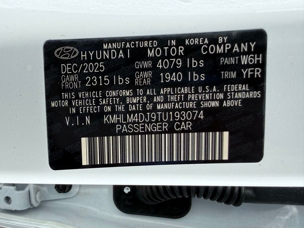 2026 Hyundai Elantra Hybrid SEL Sport