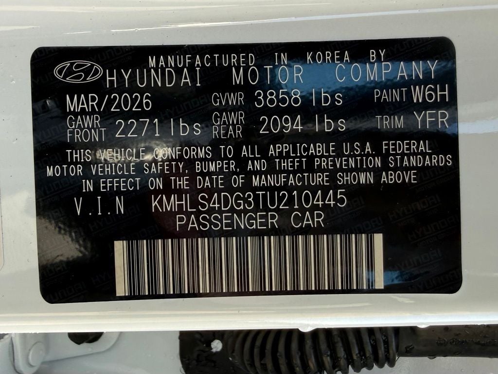 2026 Hyundai Elantra SEL Sport Premium
