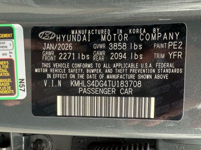 2026 Hyundai Elantra SEL Sport Premium