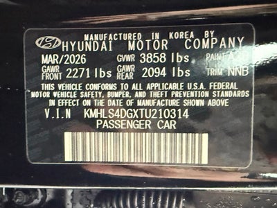2026 Hyundai Elantra SEL Sport Premium
