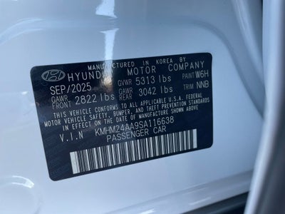 2025 Hyundai IONIQ 6 SE