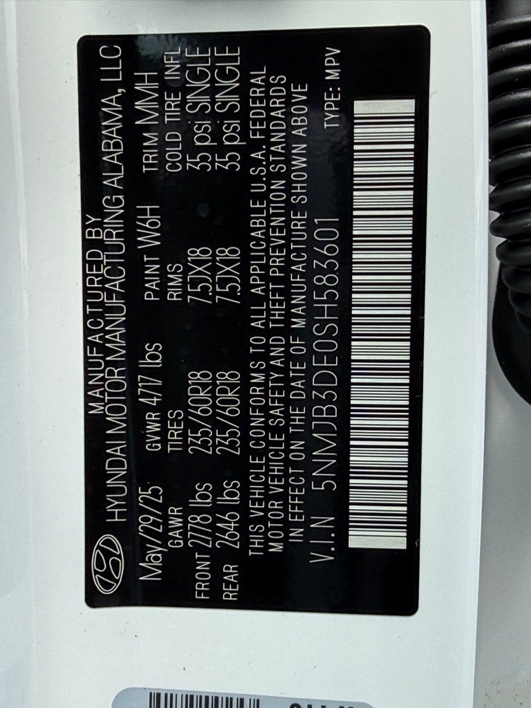 2025 Hyundai Tucson SEL FWD