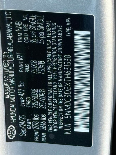 2026 Hyundai Tucson SEL Premium FWD