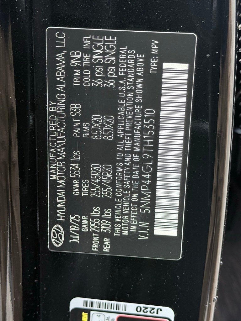 2026 Hyundai Santa Fe Limited FWD