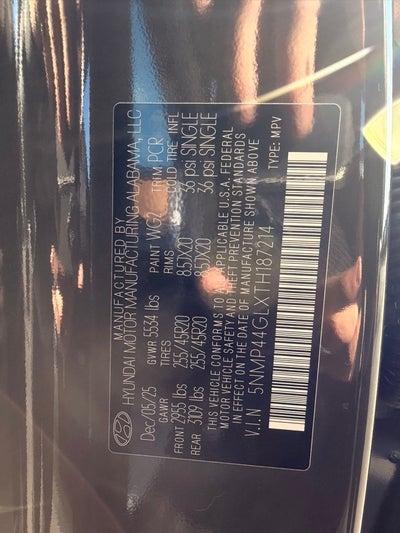 2026 Hyundai Santa Fe Limited FWD