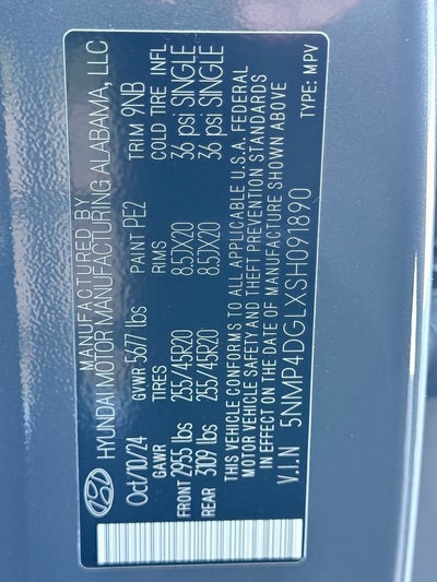 2025 Hyundai Santa Fe Limited AWD