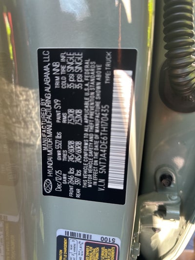 2026 Hyundai Santa Cruz SE FWD