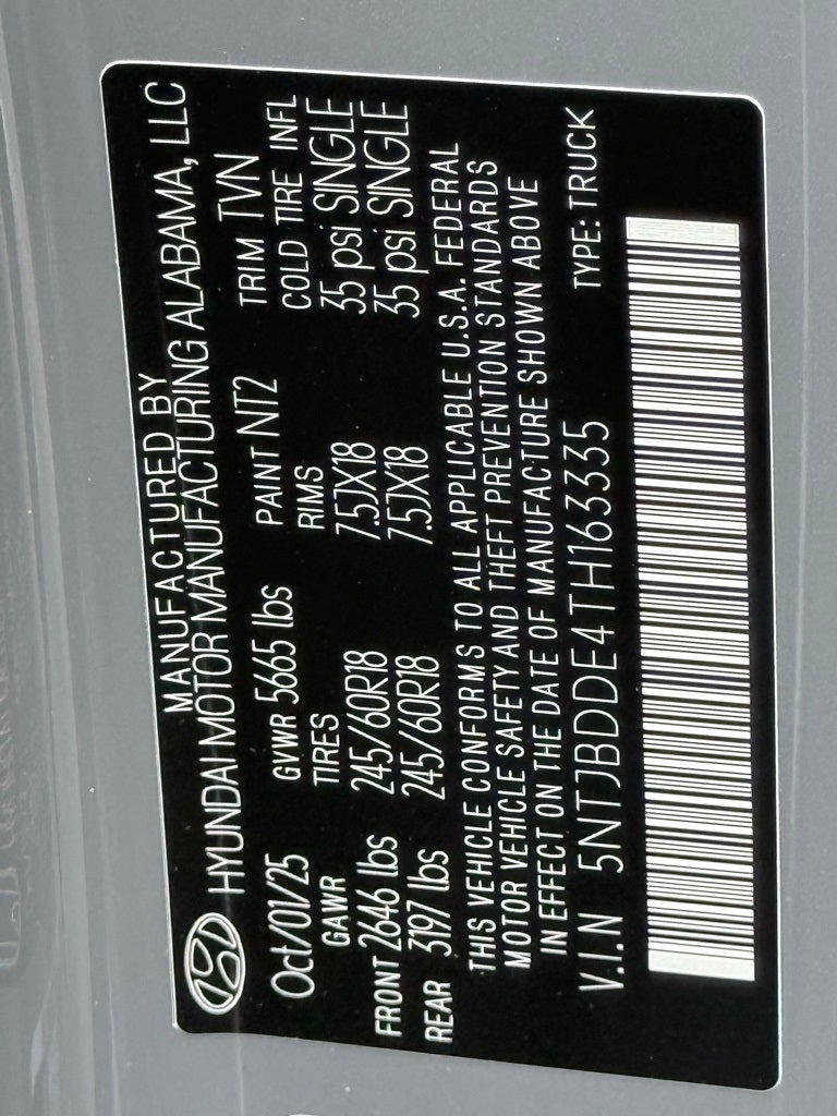 2026 Hyundai Santa Cruz SEL AWD