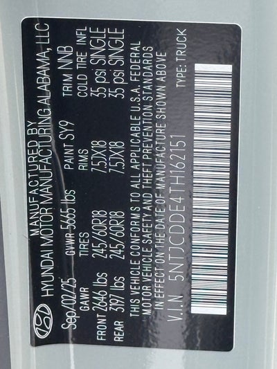 2026 Hyundai Santa Cruz SEL Activity AWD