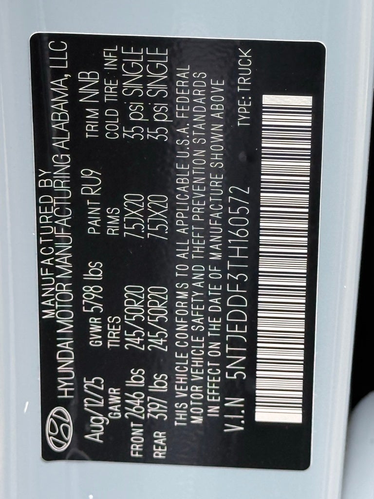 2026 Hyundai Santa Cruz Limited