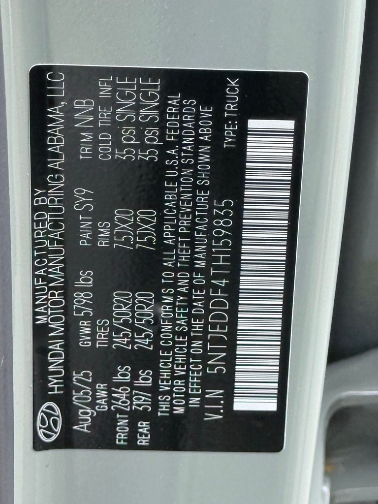2026 Hyundai Santa Cruz Limited up j ty y