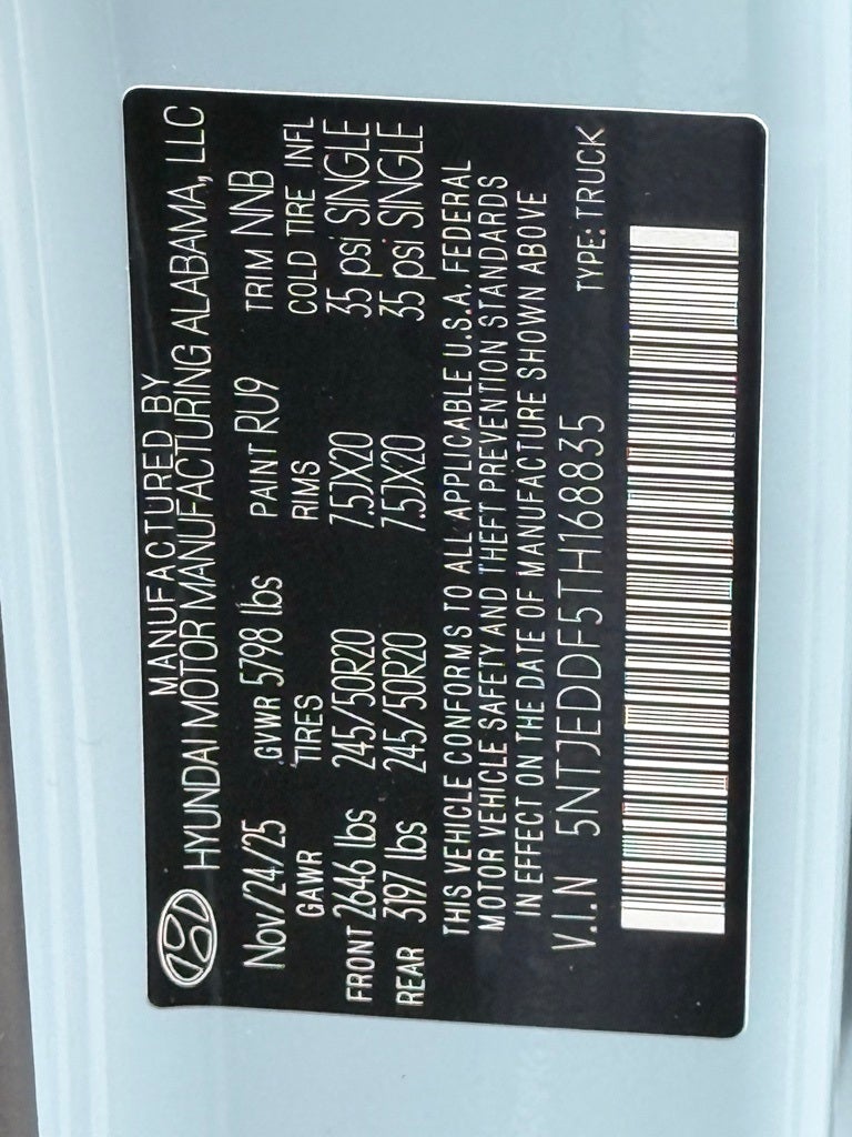 2026 Hyundai Santa Cruz Limited