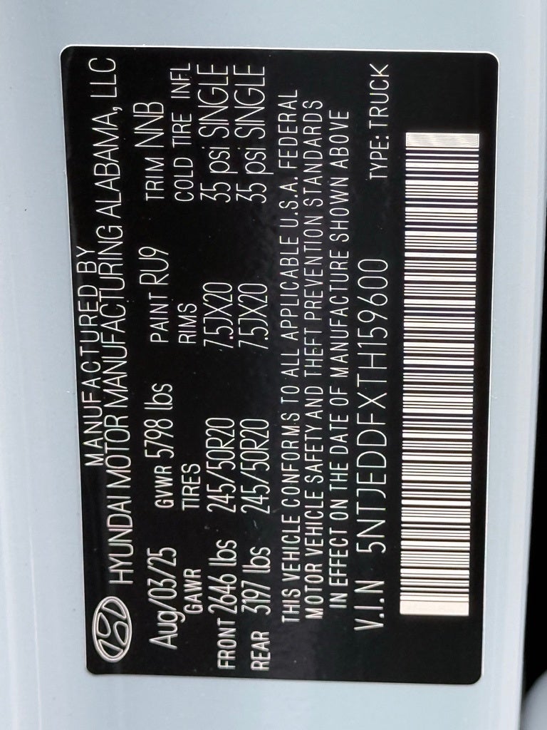 2026 Hyundai Santa Cruz Limited