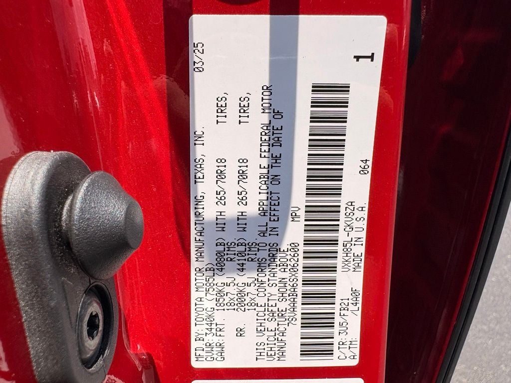 2025 Toyota Sequoia SR5