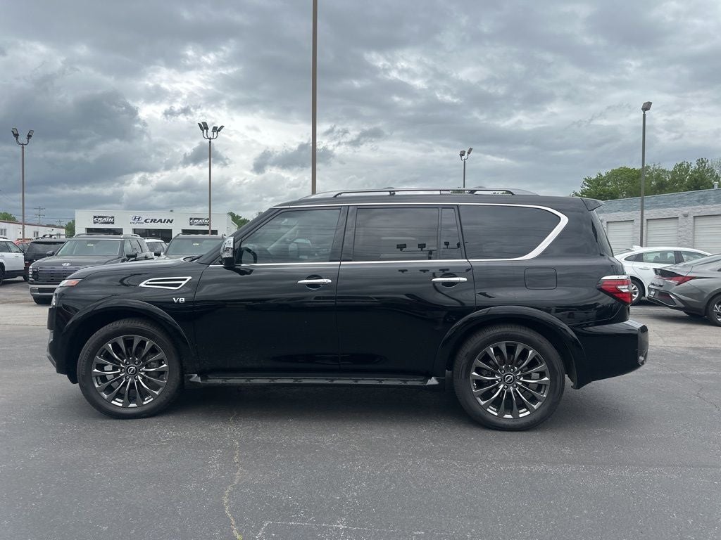 2022 Nissan Armada Platinum Captain's Chairs Package / NissanConnect featuring