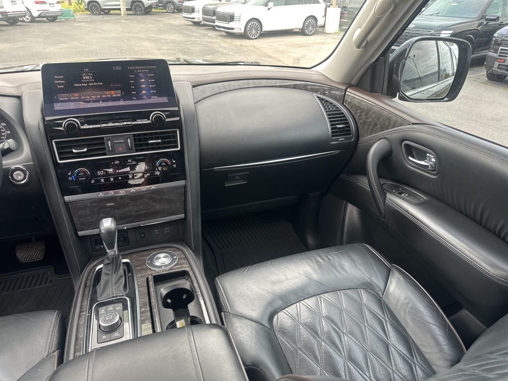 2022 Nissan Armada Platinum Captain's Chairs Package / NissanConnect featuring