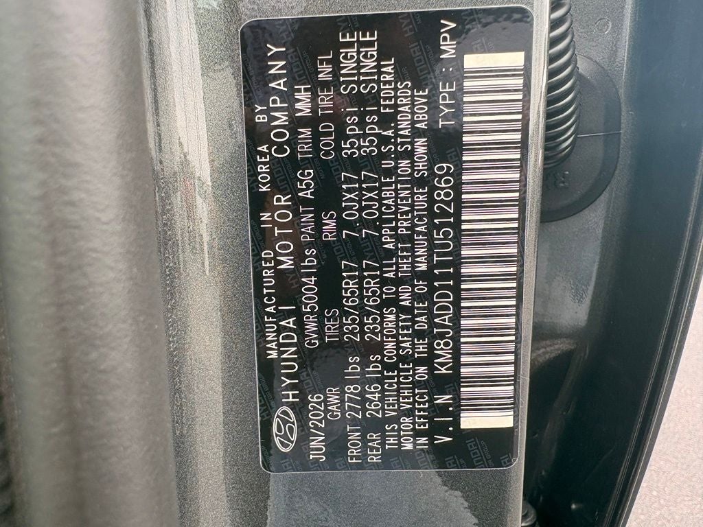 2026 Hyundai Tucson Hybrid Blue SE