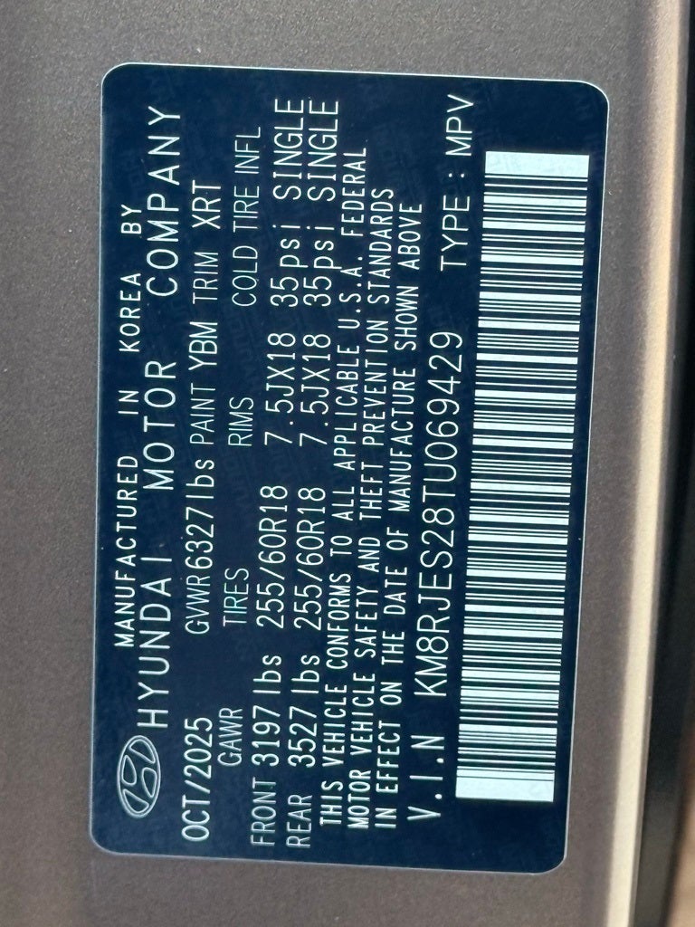 2026 Hyundai Palisade XRT Pro