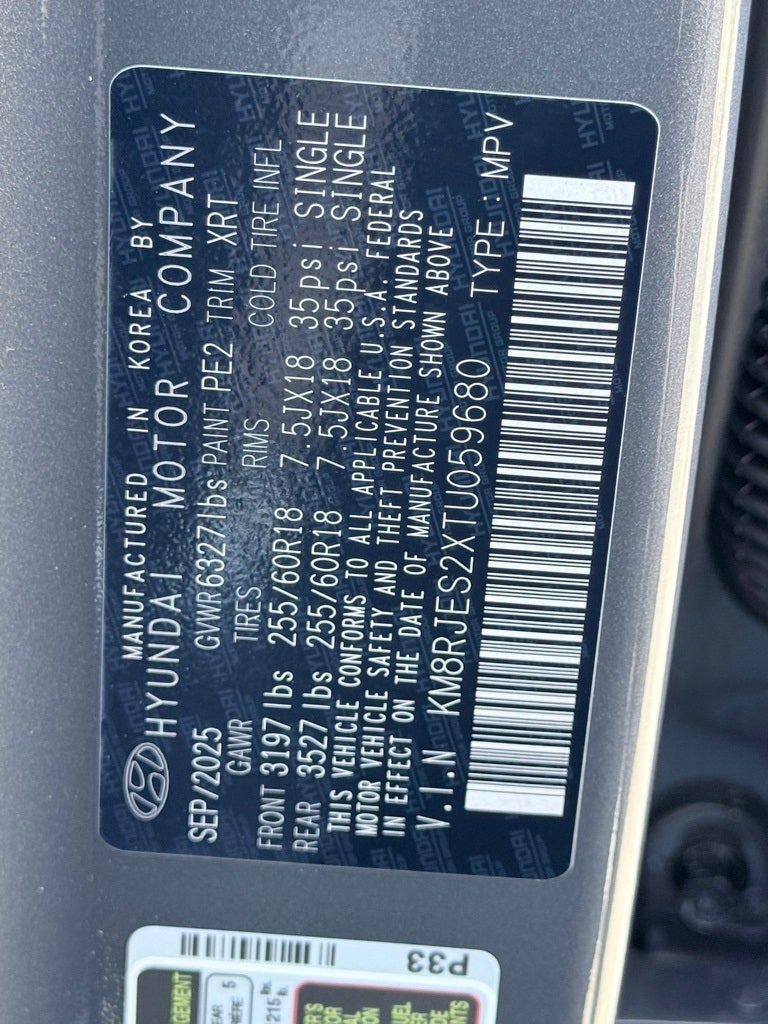 2026 Hyundai Palisade XRT Pro