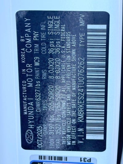 2026 Hyundai Palisade Limited AWD