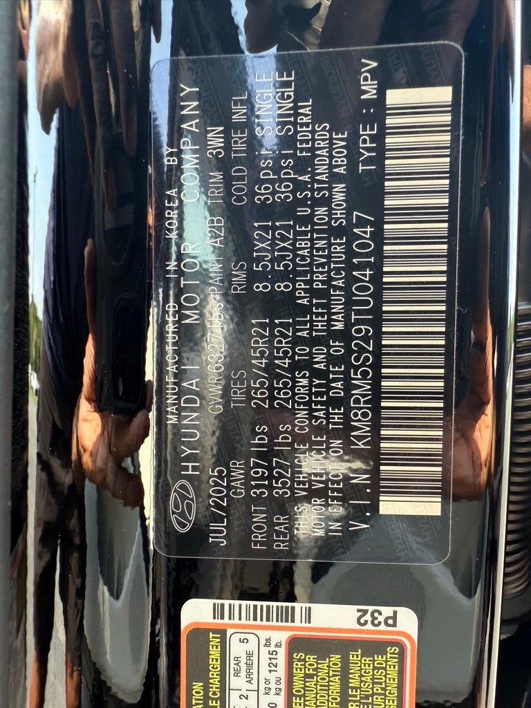 2026 Hyundai Palisade Calligraphy FWD