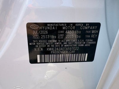 2026 Hyundai Sonata SE