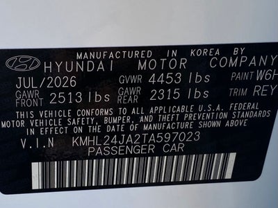 2026 Hyundai Sonata SE