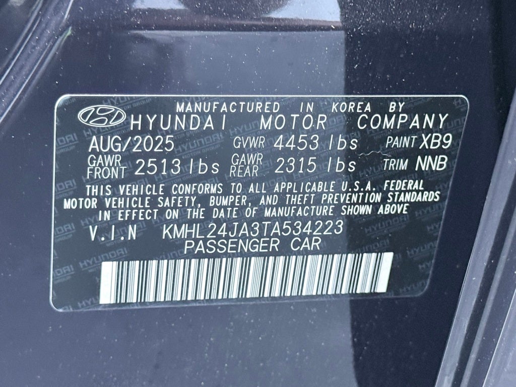 2026 Hyundai Sonata SE