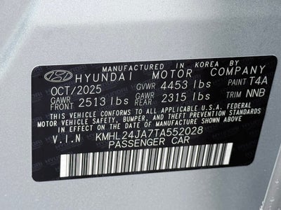2026 Hyundai Sonata SE