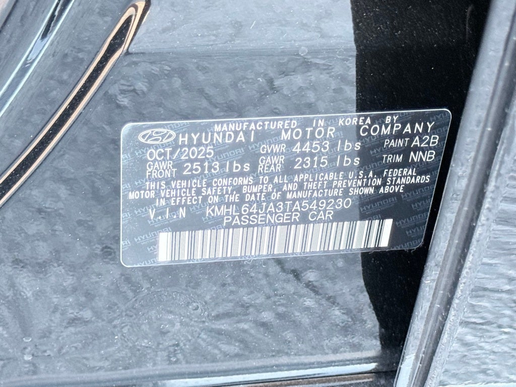 2026 Hyundai Sonata SEL Sport