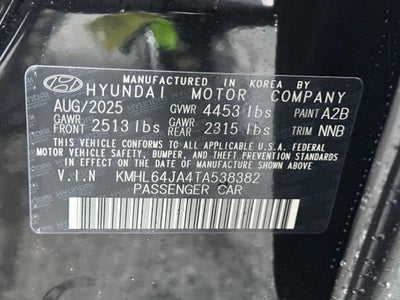 2026 Hyundai Sonata SEL Sport