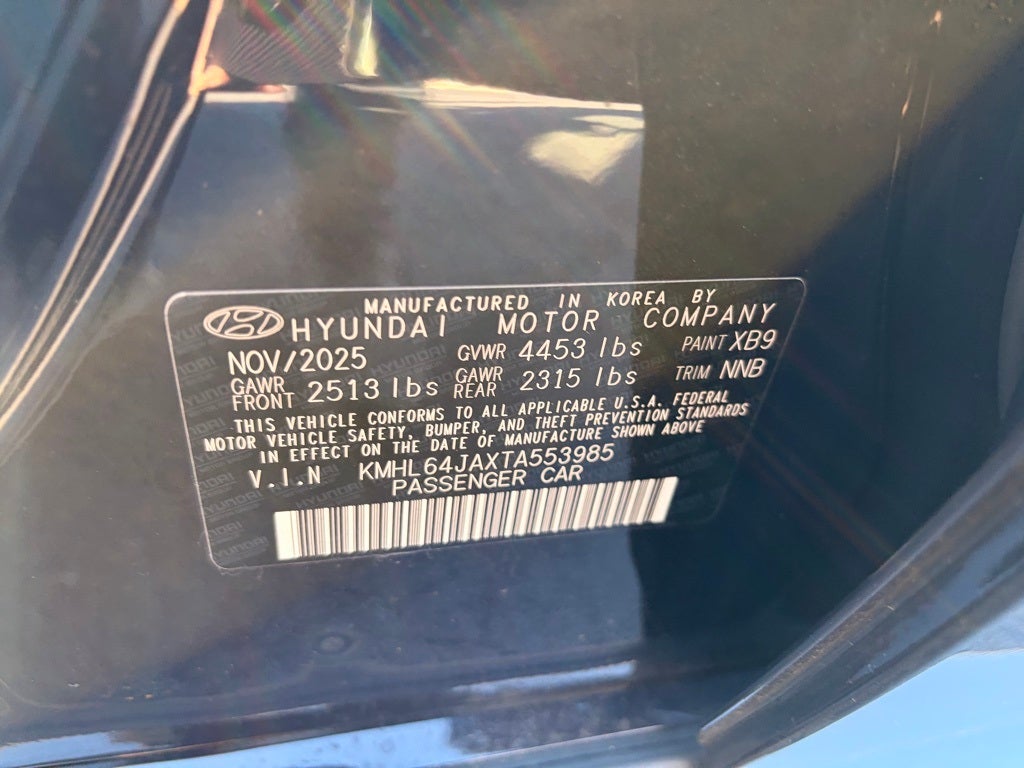 2026 Hyundai Sonata SEL Sport