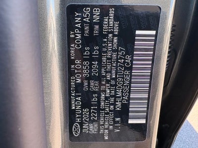 2026 Hyundai Elantra SEL Sport