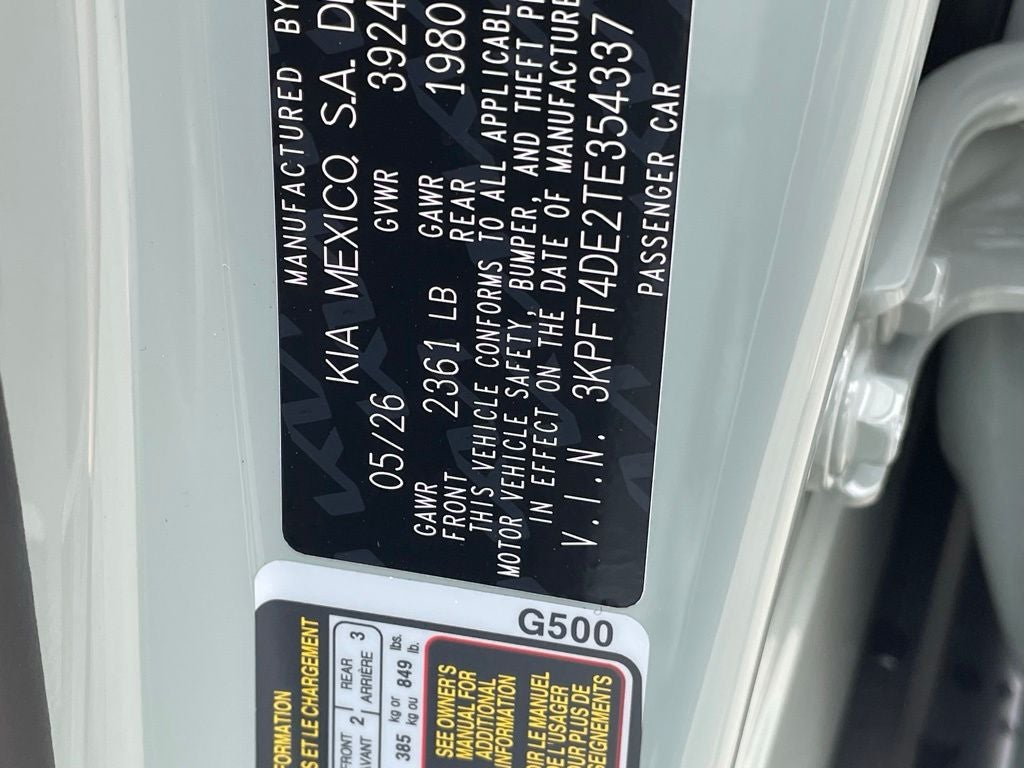 2026 Kia K4 LXS